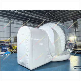 Hire Inflatable Snow Globe Inflatable Photo Booth Snow Globe Dome Bubble Bounce House For Holiday Events - Inflatable-Zone