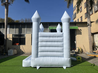 Pastel Blue Wedding Jumping Castle, Wedding Bounce House