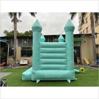 Pastel Green Wedding Bounce Jumping Castle, Wedding Bouncy House