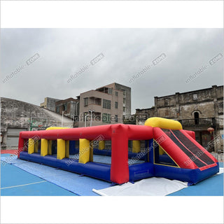 Inflatable Soccer Field Funny Blow Up Soccer Field Inflatable Football Arena Sports Game