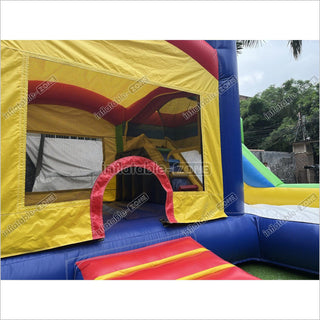 Inflatable Jumping House Bouncer Castle Blow Up Bounce House With Slide