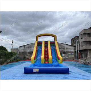 Inflatable Commercial Water Slides Water Jumping Castle Inflatable Water Slide Swimming Pool