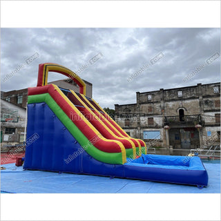 Inflatable Commercial Water Slides Water Jumping Castle Inflatable Water Slide Swimming Pool