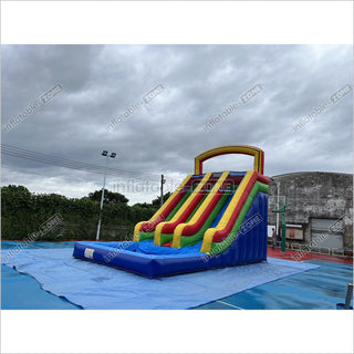 Inflatable Commercial Water Slides Water Jumping Castle Inflatable Water Slide Swimming Pool