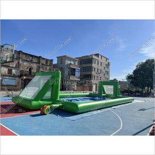 Inflatable Soap Soccer Field Blow Up Soccer Pitch Inflatable Soccer Arena