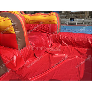 Inflatable Volcano Water Slide Blow Up Magma Color Water Slide Factory