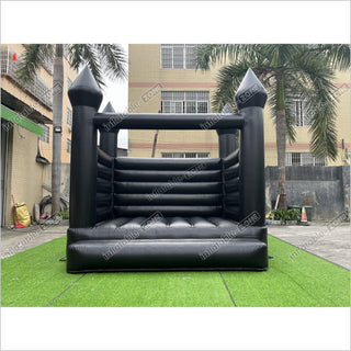 Black Bounce House Castle Jumper Moon Bounce House Coolest Jumping Castle