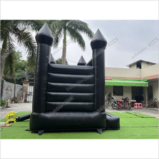 Black Bounce House Castle Jumper Moon Bounce House Coolest Jumping Castle