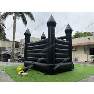 Black Bounce House Castle Jumper Moon Bounce House Coolest Jumping Castle