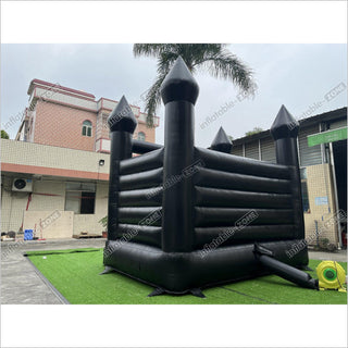 Black Bounce House Castle Jumper Moon Bounce House Coolest Jumping Castle