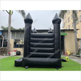 Black Bounce House Castle Jumper Moon Bounce House Coolest Jumping Castle