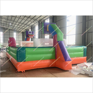 Inflatable Basketball Court Fun Team Building Activities Basketball Field Football Arena Near Me Inflatables Games - Inflatable-Zone