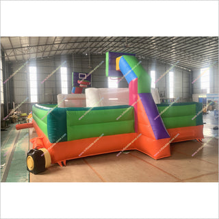 Inflatable Basketball Court Fun Team Building Activities Basketball Field Football Arena Near Me Inflatables Games - Inflatable-Zone