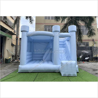 Outdoor Inflatable Bounce House Combo Inflatable Bouncer Wedding Jumping Castle With Slide For Backyard