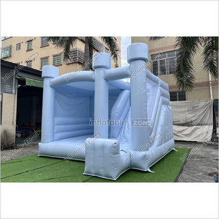 Outdoor Inflatable Bounce House Combo Inflatable Bouncer Wedding Jumping Castle With Slide For Backyard