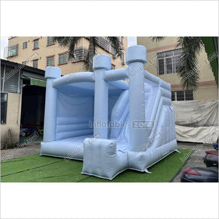 Outdoor Inflatable Bounce House Combo Inflatable Bouncer Wedding Jumping Castle With Slide For Backyard