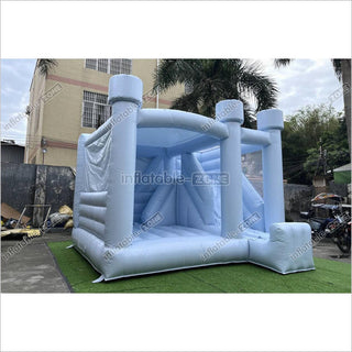 Outdoor Inflatable Bounce House Combo Inflatable Bouncer Wedding Jumping Castle With Slide For Backyard