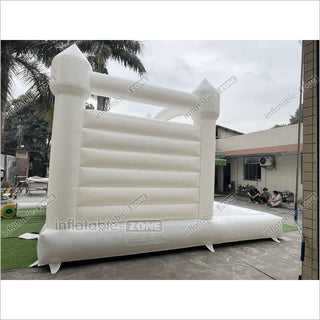 Outdoor Large White Inflatable Bouncer Jumping Slide Bouncy Castle With Ball Pit Combo Bounce House Party