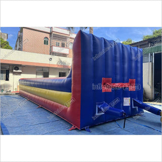 Inflatable Dual Lane Bungee Running Kids Adults Play Interactive Game Inflatable Bungee Run Challenge