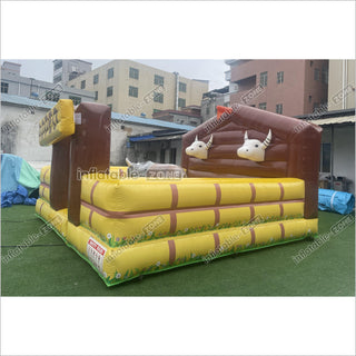 Inflatable Sports Games Hire Rodeo Bull Inflatable Electronic Bull Mechanical Bull Ride For Sale