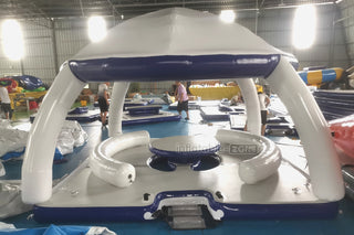 Floating Tent Camping Inflatable Floating Water Tent Beach Bar Commercial Floating Tent For Water