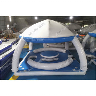 Tent That Floats Outdoor Leisure Party Floating Inflatable Tent Water Games Floating Tents For Sale