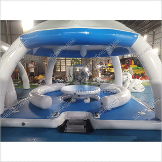 Tent That Floats Outdoor Leisure Party Floating Inflatable Tent Water Games Floating Tents For Sale