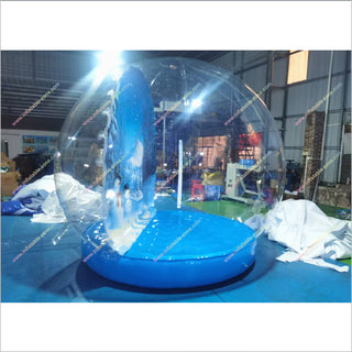 Inflatable Games Snowman In A Snow Globe Advertising Decoration Blow Up Snow Globes For Christmas - Inflatable-Zone