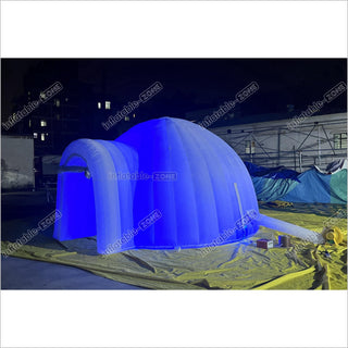 Commercial Inflatable Club With LED Lights Inflatable Igloo Dome Party Tent For Outdoor Advertising Event