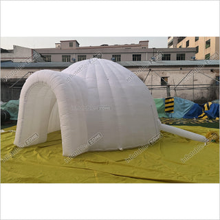 Commercial Inflatable Club With LED Lights Inflatable Igloo Dome Party Tent For Outdoor Advertising Event