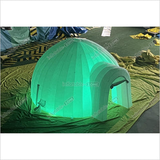 Commercial Inflatable Club With LED Lights Inflatable Igloo Dome Party Tent For Outdoor Advertising Event