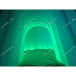 Commercial Inflatable Club With LED Lights Inflatable Igloo Dome Party Tent For Outdoor Advertising Event