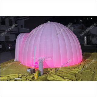 Commercial Inflatable Club With LED Lights Inflatable Igloo Dome Party Tent For Outdoor Advertising Event