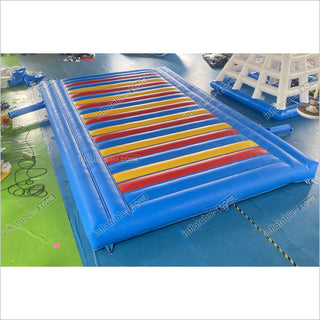 Indoor Or Outdoor Rectangular Inflatable Jump Bounce Pad Large Inflatable Mattress For Kids And Adults