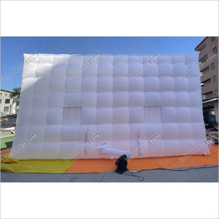 Outdoor Inflatable Nightclub White Large Inflatable Party Tent With LED Lights