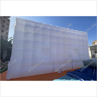 Outdoor Inflatable Nightclub White Large Inflatable Party Tent With LED Lights