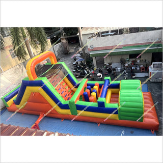 Inflatable Obstacle Course Rentals Near Me Gametime Playground Equipment Adult Blow Up Obstacle Course Sport Arena - Inflatable-Zone