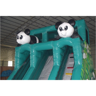 Inflatable Panda Jumper Water Slide Giant Outdoor Party Commercial Inflatable Water Slide For Pool