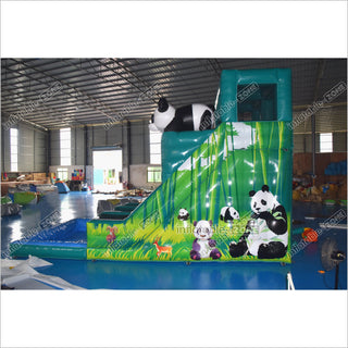 Inflatable Panda Jumper Water Slide Giant Outdoor Party Commercial Inflatable Water Slide For Pool