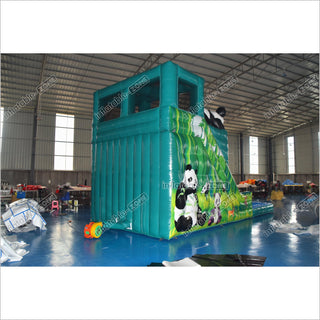 Inflatable Panda Jumper Water Slide Giant Outdoor Party Commercial Inflatable Water Slide For Pool