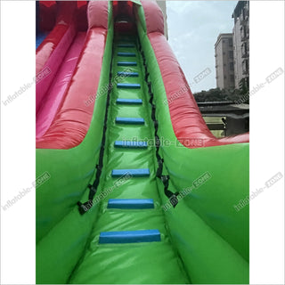 Large Outdoor Water Slide Jumping Castle Inflatable Pool Obstacle Water Slides For Kids