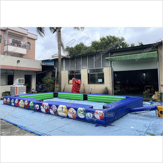 Attractive Inflatable Pool Table Arena Snooker Ball Game Soccer Billiards Inflatable Pool Football