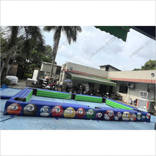 Attractive Inflatable Pool Table Arena Snooker Ball Game Soccer Billiards Inflatable Pool Football