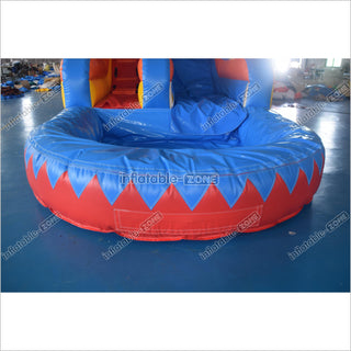 Best Inflatable Rainbow Water Slides And Pool Commercial Palm Tree Inflatable Water Slide For Party