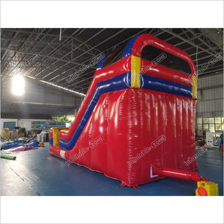 Commercial Best Inflatable Parks Bouncy Castle With Slide Jumping For Kids And Adults