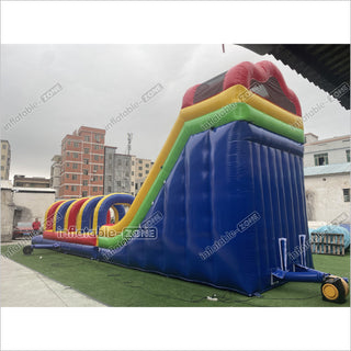 Inflatable Slip N Slide Inflatable Water Slide Large Outdoor Waterslide For Above Ground Pool