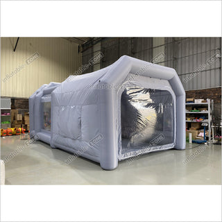 Inflatable Spray Booth Large Mobile Inflatable Car Tent Portable Automotive Painting Tent