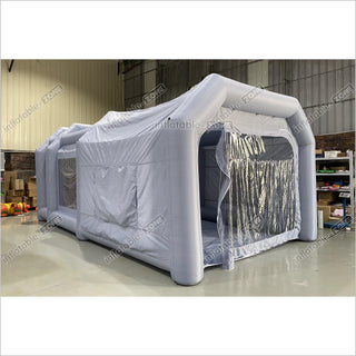 Inflatable Spray Booth Large Mobile Inflatable Car Tent Portable Automotive Painting Tent