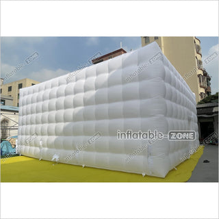 Giant White Wedding Inflatable Cube Tent Large Party Inflatable Tent House For Outdoor