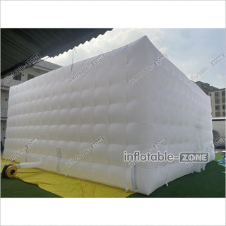 Giant White Wedding Inflatable Cube Tent Large Party Inflatable Tent House For Outdoor